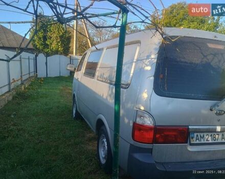 Серый Киа Преджио, объемом двигателя 2.5 л и пробегом 330 тыс. км за 4333 $, фото 4 на Automoto.ua