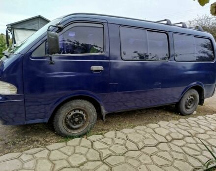 Синий Киа Преджио, объемом двигателя 2.7 л и пробегом 252 тыс. км за 3500 $, фото 1 на Automoto.ua