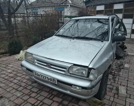 Серый Киа Прайд, объемом двигателя 1.3 л и пробегом 1 тыс. км за 500 $, фото 1 на Automoto.ua