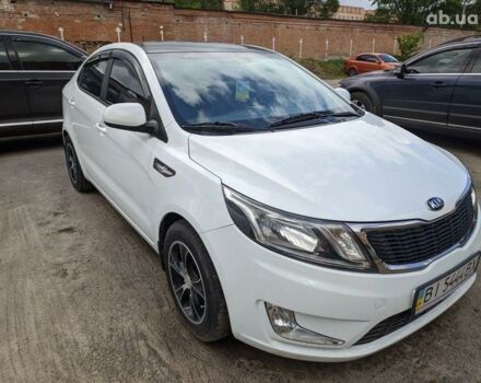 Белый Киа Рио, объемом двигателя 1.4 л и пробегом 55 тыс. км за 10200 $, фото 1 на Automoto.ua