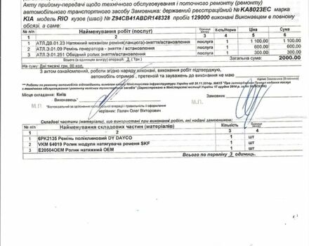 Білий Кіа Ріо, об'ємом двигуна 1.4 л та пробігом 132 тис. км за 6600 $, фото 3 на Automoto.ua