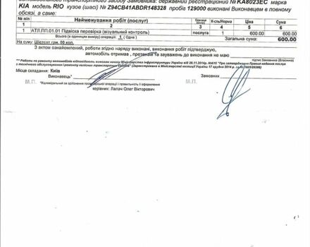 Білий Кіа Ріо, об'ємом двигуна 1.4 л та пробігом 132 тис. км за 6600 $, фото 2 на Automoto.ua