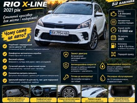 Білий Кіа Ріо, об'ємом двигуна 1.6 л та пробігом 13 тис. км за 15839 $, фото 1 на Automoto.ua