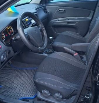 Черный Киа Рио, объемом двигателя 1.4 л и пробегом 201 тыс. км за 4200 $, фото 11 на Automoto.ua