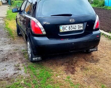 Черный Киа Рио, объемом двигателя 1.4 л и пробегом 160 тыс. км за 4500 $, фото 1 на Automoto.ua