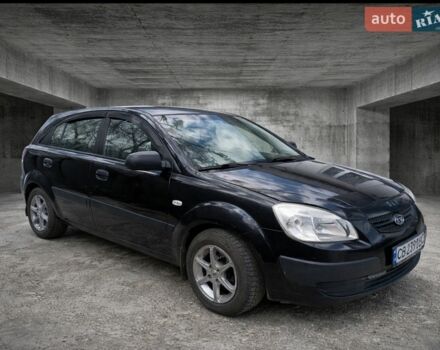 Черный Киа Рио, объемом двигателя 1.4 л и пробегом 212 тыс. км за 4000 $, фото 1 на Automoto.ua