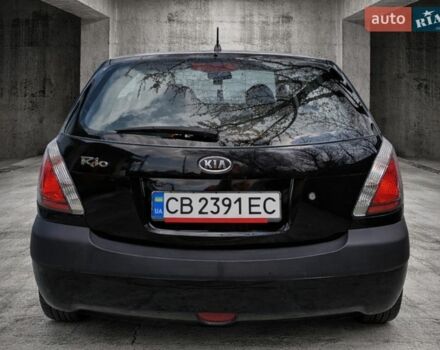 Черный Киа Рио, объемом двигателя 1.4 л и пробегом 212 тыс. км за 4000 $, фото 3 на Automoto.ua