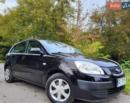 Черный Киа Рио, объемом двигателя 1.4 л и пробегом 184 тыс. км за 4999 $, фото 2 на Automoto.ua