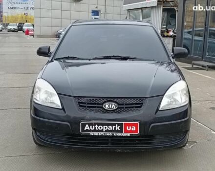 Черный Киа Рио, объемом двигателя 1.4 л и пробегом 274 тыс. км за 5290 $, фото 1 на Automoto.ua