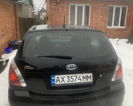 Черный Киа Рио, объемом двигателя 1.4 л и пробегом 86 тыс. км за 5300 $, фото 1 на Automoto.ua