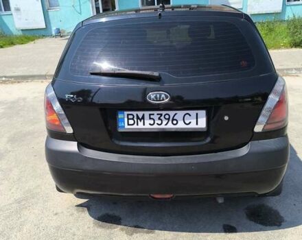 Чорний Кіа Ріо, об'ємом двигуна 1.6 л та пробігом 170 тис. км за 5000 $, фото 3 на Automoto.ua