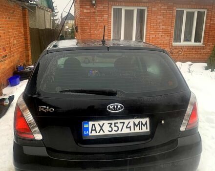 Черный Киа Рио, объемом двигателя 1.4 л и пробегом 860 тыс. км за 5300 $, фото 3 на Automoto.ua