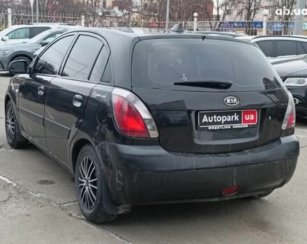 Черный Киа Рио, объемом двигателя 1.4 л и пробегом 274 тыс. км за 5290 $, фото 4 на Automoto.ua