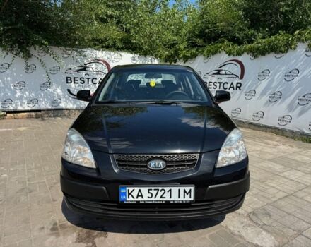Черный Киа Рио, объемом двигателя 1.4 л и пробегом 160 тыс. км за 5993 $, фото 4 на Automoto.ua