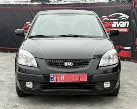 Черный Киа Рио, объемом двигателя 1.4 л и пробегом 166 тыс. км за 5999 $, фото 1 на Automoto.ua