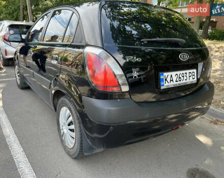 Черный Киа Рио, объемом двигателя 1.4 л и пробегом 193 тыс. км за 5800 $, фото 3 на Automoto.ua