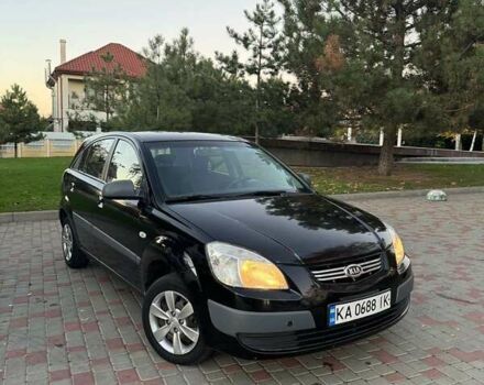 Черный Киа Рио, объемом двигателя 1.4 л и пробегом 269 тыс. км за 3400 $, фото 1 на Automoto.ua