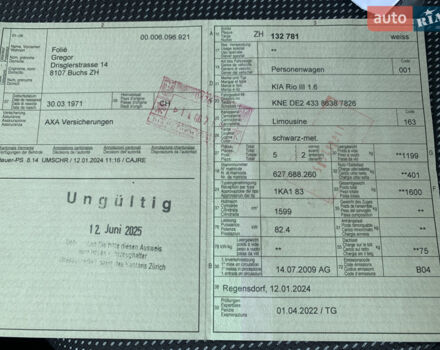 Чорний Кіа Ріо, об'ємом двигуна 1.6 л та пробігом 228 тис. км за 6900 $, фото 32 на Automoto.ua