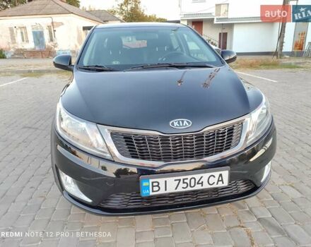 Киа Рио 2012 в Козельщине на Automoto.ua Черный Киа Рио, объемом двигателя 1.4 л и пробегом 41 тыс. км за 8200 $, фото 7 на Automoto.ua