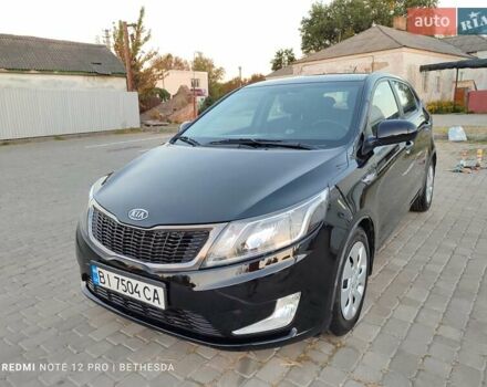 Черный Киа Рио, объемом двигателя 1.4 л и пробегом 42 тыс. км за 8200 $, фото 2 на Automoto.ua