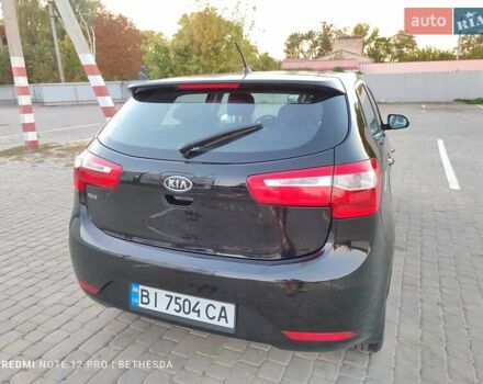 Киа Рио 2012 в Козельщине на Automoto.ua Черный Киа Рио, объемом двигателя 1.4 л и пробегом 41 тыс. км за 8200 $, фото 13 на Automoto.ua