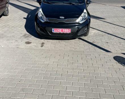 Черный Киа Рио, объемом двигателя 1.4 л и пробегом 160 тыс. км за 5000 $, фото 3 на Automoto.ua