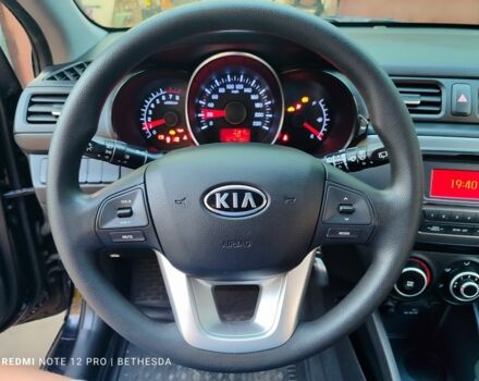 Черный Киа Рио, объемом двигателя 1.4 л и пробегом 41 тыс. км за 8200 $, фото 19 на Automoto.ua
