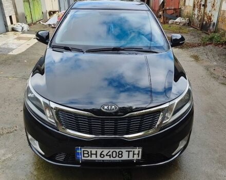 Черный Киа Рио, объемом двигателя 1.5 л и пробегом 225 тыс. км за 6500 $, фото 2 на Automoto.ua