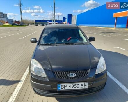 Черный Киа Рио, объемом двигателя 1.4 л и пробегом 187 тыс. км за 4300 $, фото 1 на Automoto.ua