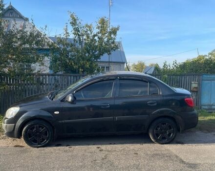 Черный Киа Рио, объемом двигателя 1.4 л и пробегом 378 тыс. км за 2650 $, фото 1 на Automoto.ua