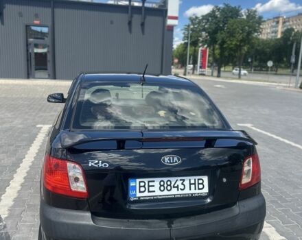 Черный Киа Рио, объемом двигателя 1.4 л и пробегом 213 тыс. км за 5124 $, фото 3 на Automoto.ua