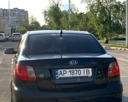 Черный Киа Рио, объемом двигателя 1.4 л и пробегом 210 тыс. км за 4400 $, фото 7 на Automoto.ua