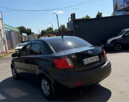 Черный Киа Рио, объемом двигателя 1.4 л и пробегом 235 тыс. км за 3200 $, фото 6 на Automoto.ua