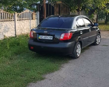Черный Киа Рио, объемом двигателя 1.4 л и пробегом 104 тыс. км за 7000 $, фото 4 на Automoto.ua