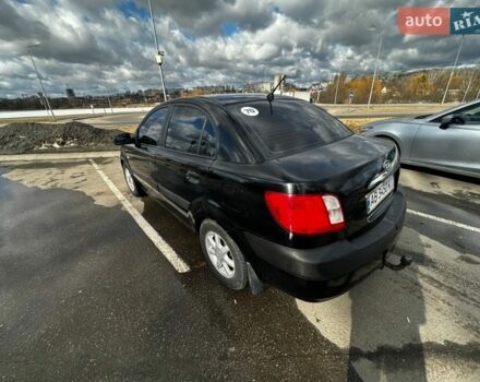 Черный Киа Рио, объемом двигателя 1.49 л и пробегом 152 тыс. км за 3500 $, фото 4 на Automoto.ua