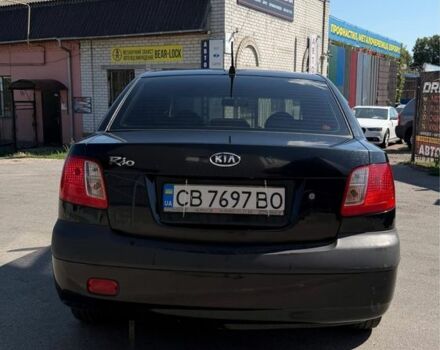 Черный Киа Рио, объемом двигателя 1.4 л и пробегом 235 тыс. км за 3200 $, фото 7 на Automoto.ua