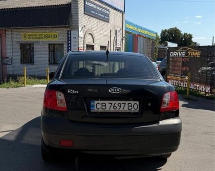 Черный Киа Рио, объемом двигателя 1.4 л и пробегом 235 тыс. км за 3200 $, фото 10 на Automoto.ua