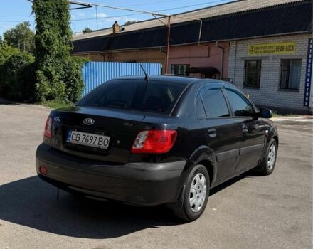 Черный Киа Рио, объемом двигателя 1.4 л и пробегом 235 тыс. км за 3200 $, фото 8 на Automoto.ua