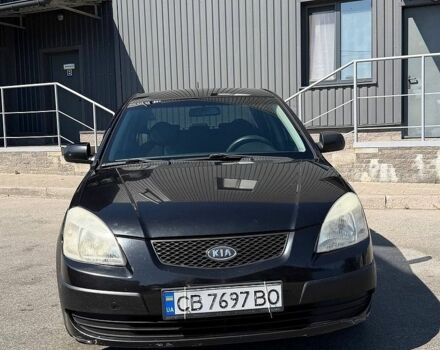 Черный Киа Рио, объемом двигателя 1.4 л и пробегом 235 тыс. км за 3200 $, фото 12 на Automoto.ua
