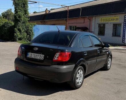 Черный Киа Рио, объемом двигателя 1.4 л и пробегом 235 тыс. км за 3200 $, фото 8 на Automoto.ua
