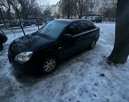 Черный Киа Рио, объемом двигателя 1.49 л и пробегом 146 тыс. км за 4000 $, фото 1 на Automoto.ua