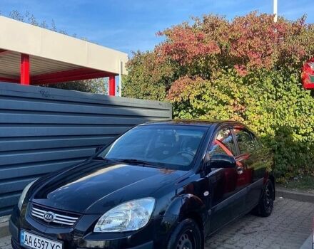 Чорний Кіа Ріо, об'ємом двигуна 1.4 л та пробігом 220 тис. км за 4500 $, фото 7 на Automoto.ua