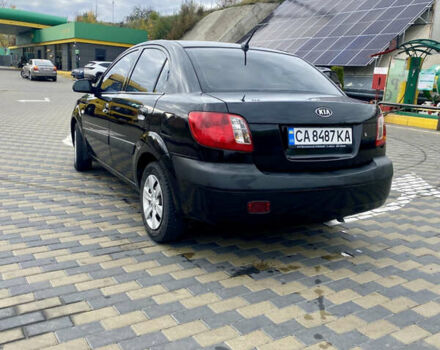 Черный Киа Рио, объемом двигателя 1.4 л и пробегом 152 тыс. км за 4600 $, фото 2 на Automoto.ua