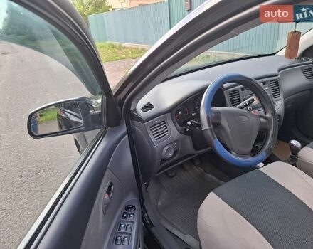 Черный Киа Рио, объемом двигателя 1.4 л и пробегом 156 тыс. км за 4800 $, фото 4 на Automoto.ua
