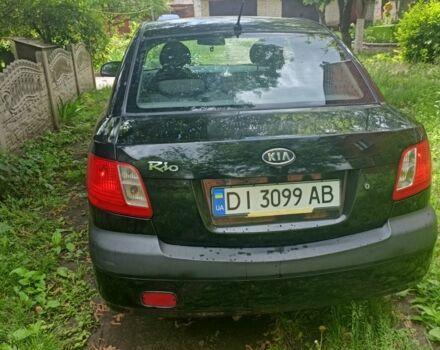 Черный Киа Рио, объемом двигателя 1.4 л и пробегом 260 тыс. км за 3800 $, фото 5 на Automoto.ua