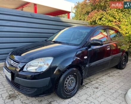 Черный Киа Рио, объемом двигателя 1.4 л и пробегом 220 тыс. км за 4500 $, фото 1 на Automoto.ua
