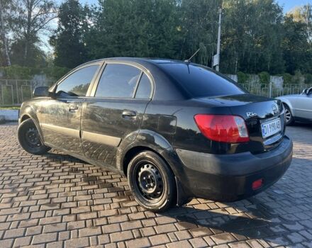 Черный Киа Рио, объемом двигателя 1.4 л и пробегом 259 тыс. км за 3300 $, фото 2 на Automoto.ua
