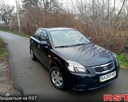 Черный Киа Рио, объемом двигателя 1.4 л и пробегом 186 тыс. км за 4800 $, фото 3 на Automoto.ua
