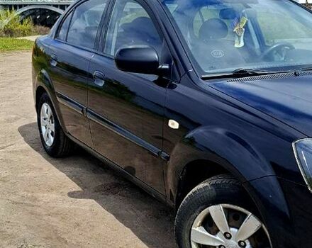 Черный Киа Рио, объемом двигателя 1.4 л и пробегом 183 тыс. км за 5100 $, фото 8 на Automoto.ua