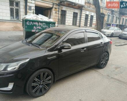 Черный Киа Рио, объемом двигателя 1.3 л и пробегом 120 тыс. км за 6850 $, фото 3 на Automoto.ua
